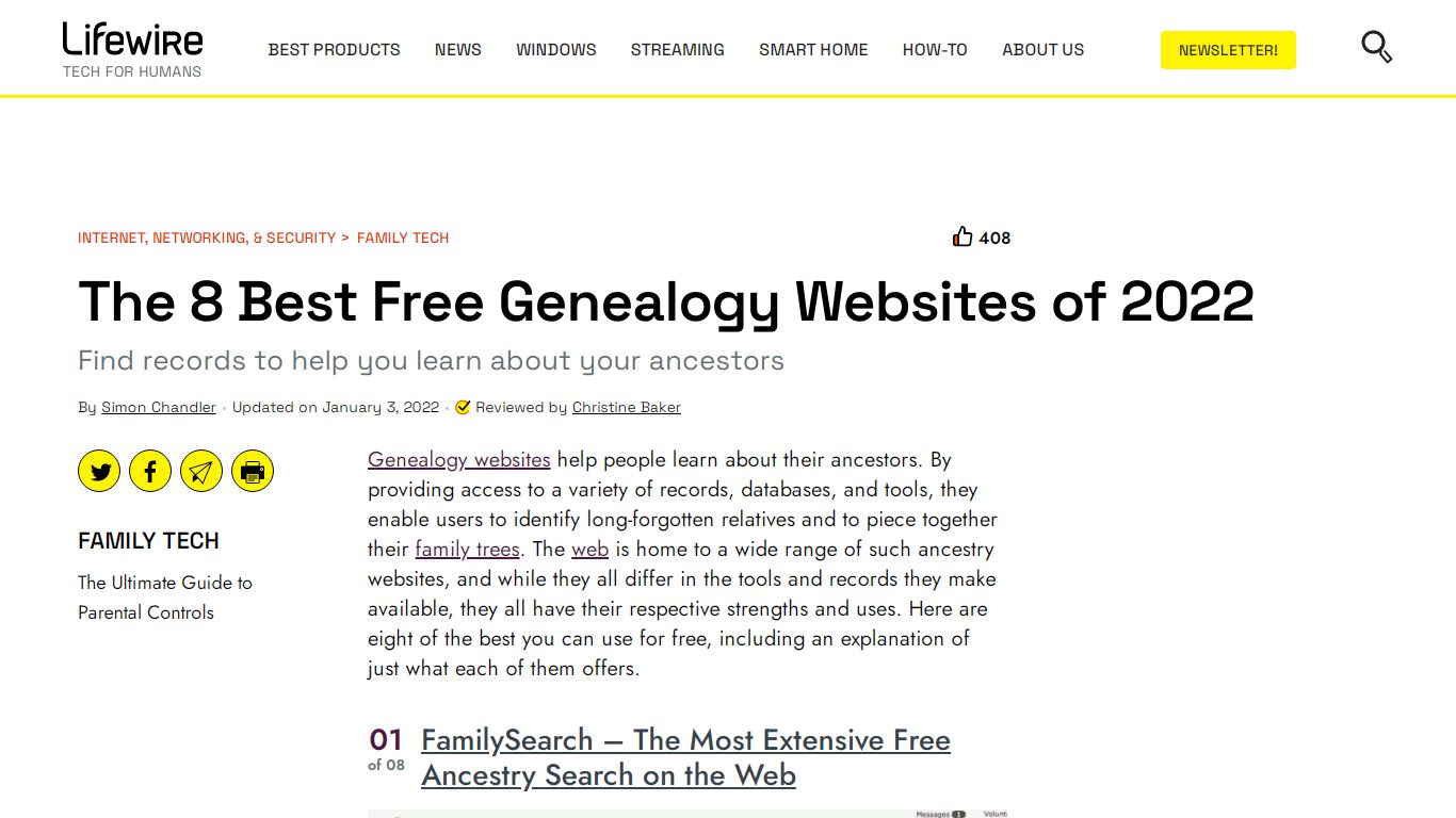 The 8 Best Free Genealogy Websites of 2022 - Lifewire
